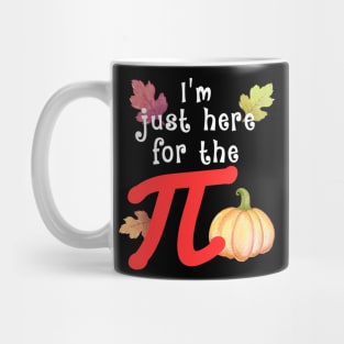 Fun Halloween Thanksgiving Pumpkin Pi Teacher Fall Leaves Mug